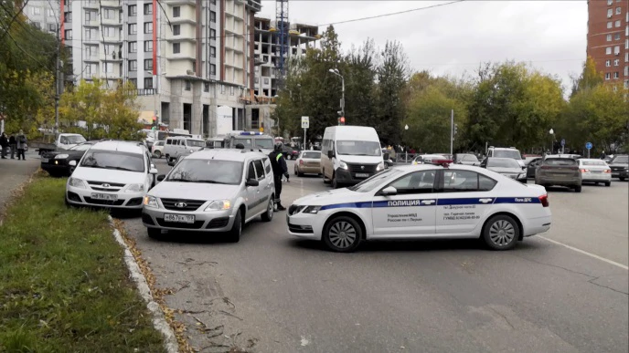 Policija blokirala prilaze u Permu, Foto: Anna Vikhareva/REUTERS