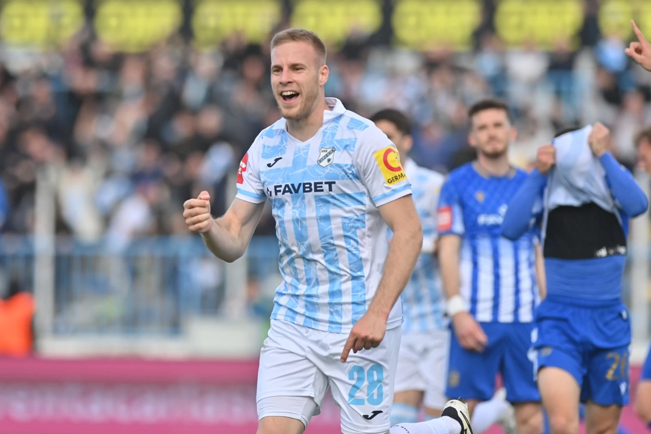NK Lokomotiva - HNK Rijeka. Ivan Smolčić  , Foto: Damir Krajac /CROPIX