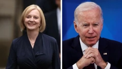 Liz Truss i Joe Biden