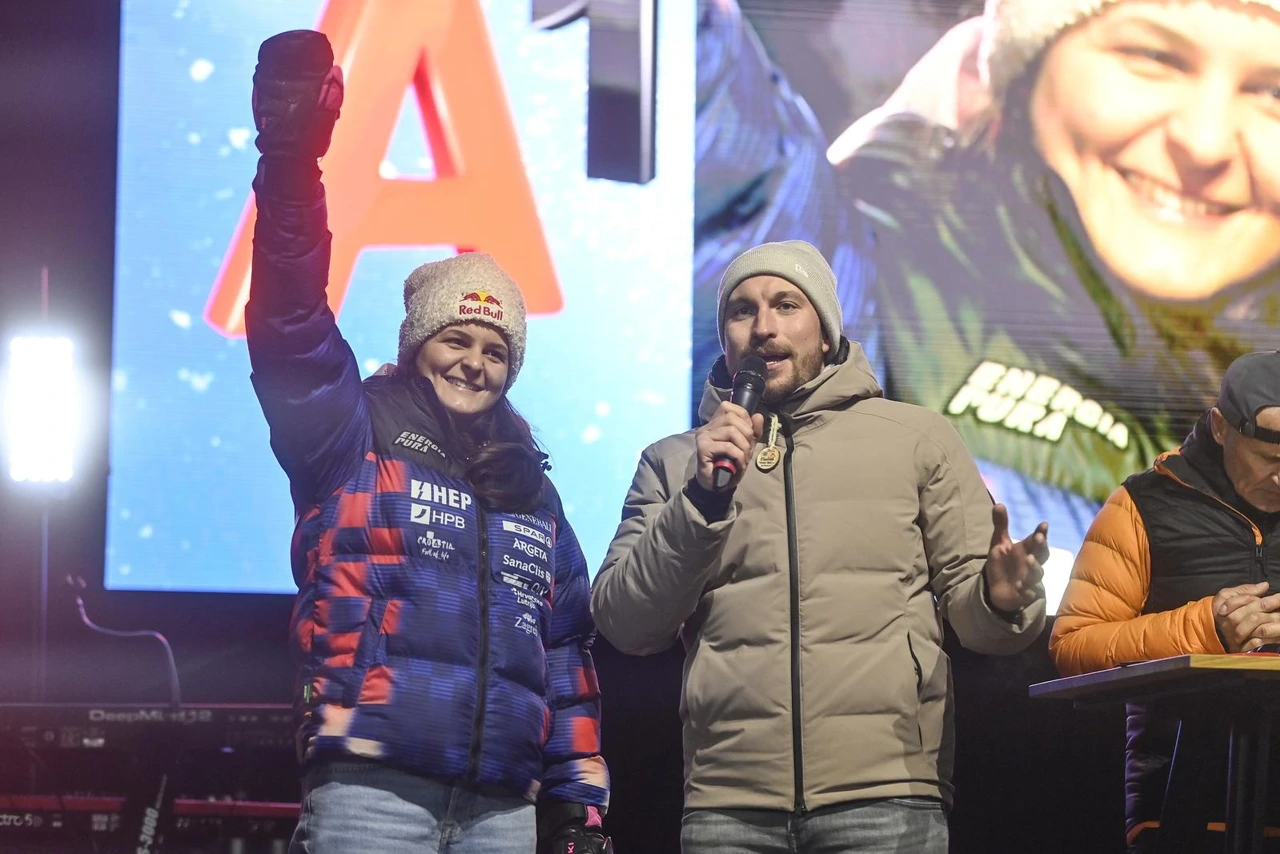 Zrinka Ljutić u Flachauu na izvlačenju startnih brojeva, Foto: Igor Šoban/PIXSELL