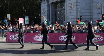 Propalestinski prosvjednici na Vuelti