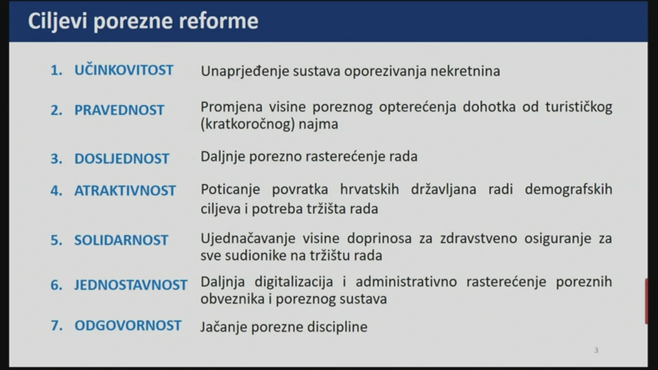 Ciljevi porezne reforme