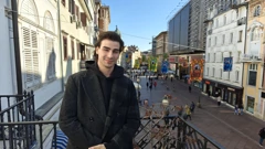 Devin Juraj na balkonu Radio Rijeke, Foto: Dražen Zima/RR