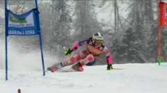 Zrinka Ljutić u akciji u Kranjskoj Gori
