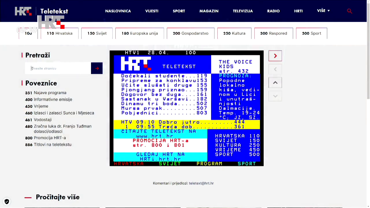 35 godina HRT-ova teleteksta