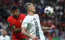  Joao Cancelo, Benjamin Šeško, Foto: Kai Pfaffenbach/REUTERS