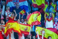 Španjolski navijači na finalu EP-a u Zagrebu, Foto: Sanjin Strukić/PIXSELL
