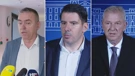 Stipo Mlinarić, Nikola Grmoja, Ranko Ostojić