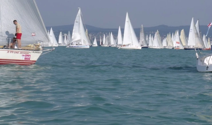 Jedrima do “Plave vrpce“ na Balatonu